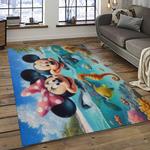 mickey mouse characters cartoon movie carpet rectangle area rug for living room bedroom decor dark room mme12