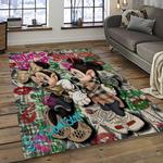 mickey mouse characters cartoon movie carpet rectangle area rug for living room bedroom decor dark room mme2