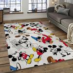 mickey mouse characters cartoon movie carpet rectangle area rug for living room bedroom decor dark room mme29