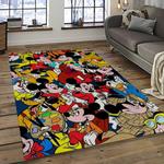 mickey mouse characters cartoon movie carpet rectangle area rug for living room bedroom decor dark room mme31