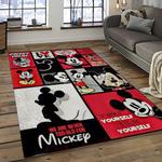 mickey mouse characters cartoon movie carpet rectangle area rug for living room bedroom decor dark room mme37