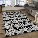 mickey mouse characters cartoon movie carpet rectangle area rug for living room bedroom decor dark room mme39