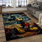 mickey mouse characters cartoon movie carpet rectangle area rug for living room bedroom decor dark room mme48