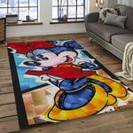 mickey mouse characters cartoon movie carpet rectangle area rug for living room bedroom decor dark room mme7