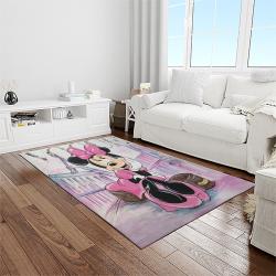 mickey mouse characters cartoon movie carpet rectangle area rug for living room bedroom decor light room mme1