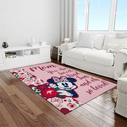 mickey mouse characters cartoon movie carpet rectangle area rug for living room bedroom decor light room mme16