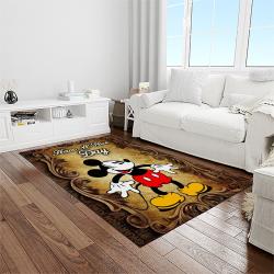 mickey mouse characters cartoon movie carpet rectangle area rug for living room bedroom decor light room mme18