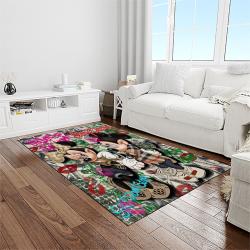 mickey mouse characters cartoon movie carpet rectangle area rug for living room bedroom decor light room mme2