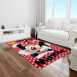mickey mouse characters cartoon movie carpet rectangle area rug for living room bedroom decor light room mme23