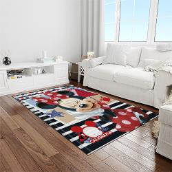mickey mouse characters cartoon movie carpet rectangle area rug for living room bedroom decor light room mme24