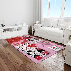 mickey mouse characters cartoon movie carpet rectangle area rug for living room bedroom decor light room mme28