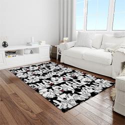 mickey mouse characters cartoon movie carpet rectangle area rug for living room bedroom decor light room mme39