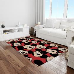 mickey mouse characters cartoon movie carpet rectangle area rug for living room bedroom decor light room mme42
