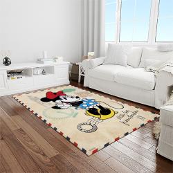 mickey mouse characters cartoon movie carpet rectangle area rug for living room bedroom decor light room mme46