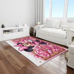 mickey mouse characters cartoon movie carpet rectangle area rug for living room bedroom decor light room mme6