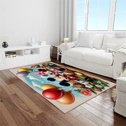 mickey mouse characters cartoon movie carpet rectangle area rug for living room bedroom decor light room mme9
