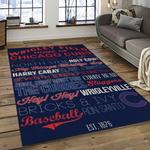 mlb baltimore orioles baseball team logo sport carpet rectangle area rug for living room dark room bor02