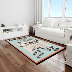 mlb baltimore orioles baseball team logo sport carpet rectangle area rug for living room light room bor07