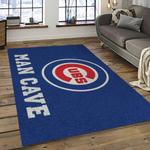 mlb chicago cubs baseball team logo sport carpet rectangle area rug for living room dark room cac02