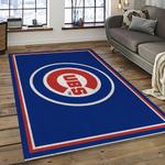 mlb chicago cubs baseball team logo sport carpet rectangle area rug for living room dark room cac07
