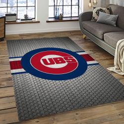 MLB Chicago Cubs Baseball Team Logo Sport Carpet Rectangle Area Rug For Living Room CAC17