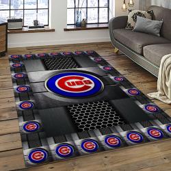 MLB Chicago Cubs Baseball Team Logo Sport Carpet Rectangle Area Rug For Living Room CAC23