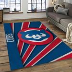 mlb chicago cubs baseball team logo sport carpet rectangle area rug for living room dark room cac26