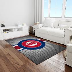 mlb chicago cubs baseball team logo sport carpet rectangle area rug for living room light room cac17