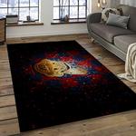 mlb cleveland indians baseball team logo sport carpet rectangle area rug for living room dark room ci28