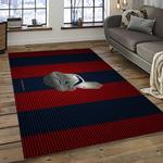 mlb cleveland indians baseball team logo sport carpet rectangle area rug for living room dark room ci31