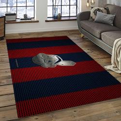 MLB Cleveland Indians Baseball Team Logo Sport Carpet Rectangle Area Rug For Living Room CI31