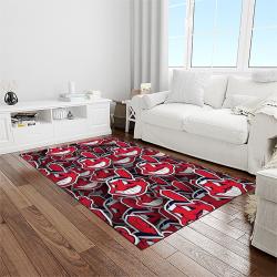 mlb cleveland indians baseball team logo sport carpet rectangle area rug for living room light room ci9
