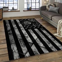 NBA Brooklyn Nets Rectangle Rug Personalized Non-Slip Carpet Gift For Basketball Fans BRN17
