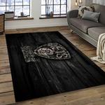 nba brooklyn nets basketball team logo sport carpet rectangle area rug for living room dark room brn22