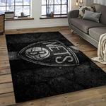 nba brooklyn nets basketball team logo sport carpet rectangle area rug for living room dark room brn29
