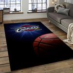 nba cleveland cavaliers basketball team logo sport carpet rectangle area rug for living room dark room cca1