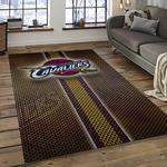 nba cleveland cavaliers basketball team logo sport carpet rectangle area rug for living room dark room cca22