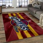 nba cleveland cavaliers basketball team logo sport carpet rectangle area rug for living room dark room cca25