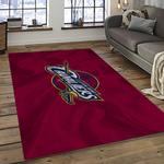nba cleveland cavaliers basketball team logo sport carpet rectangle area rug for living room dark room cca29
