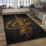 nba cleveland cavaliers basketball team logo sport carpet rectangle area rug for living room dark room cca33