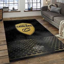 NBA Cleveland Cavaliers Rectangle Rug Personalized Non-Slip Carpet Gift For Basketball Fans CCA6