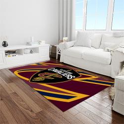 nba cleveland cavaliers basketball team logo sport carpet rectangle area rug for living room light room cca12