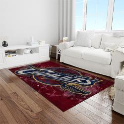 nba cleveland cavaliers basketball team logo sport carpet rectangle area rug for living room light room cca16