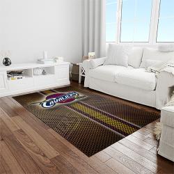 nba cleveland cavaliers basketball team logo sport carpet rectangle area rug for living room light room cca22