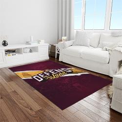 nba cleveland cavaliers basketball team logo sport carpet rectangle area rug for living room light room cca32