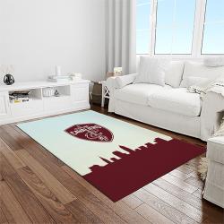 nba cleveland cavaliers basketball team logo sport carpet rectangle area rug for living room light room cca5