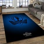nba dallas mavericks basketball team logo sport carpet rectangle area rug for living room dark room dmr11