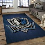 nba dallas mavericks basketball team logo sport carpet rectangle area rug for living room dark room dmr12