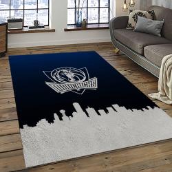 NBA Dallas Mavericks Rectangle Rug Personalized Non-Slip Carpet Gift For Basketball Fans DMR15