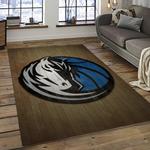 nba dallas mavericks basketball team logo sport carpet rectangle area rug for living room dark room dmr16